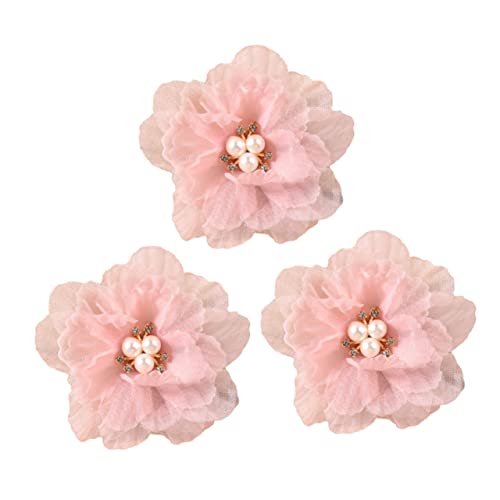 FRCOLOR 3stücke Blumen Haarspange Für Mädchen Haarnadel Mit Perlen Verziert Haarklammern Blüten Für Party Weihnachten von FRCOLOR