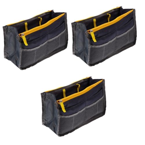 FRCOLOR 3 STK Handtaschenfutter Fitnessstudio-Dusche Reißverschlüsse für Frauen Reisetaschen Make-up-Organizer-Tasche Aufbewahrungstasche mit großer Kapazität Kosmetik-Aufbewahrungstasche von FRCOLOR