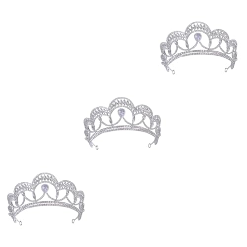 FRCOLOR 3 Stück Krone Haarschmuck Tiaras Für Frauen Braut Hochzeit Krone Glitzer Party Tiara Haarschmuck Für Braut Geburtstag Tiara Krone Hochzeit Stirnband Krone Silber Strass FRCOLOR 3 Stück Krone Haarschmuck Tiaras Für Frauen Braut Hochzeit Krone Glitzer Party Tiara Haarschmuck Für Braut Geburtstag Tiara Krone Hochzeit Stirnband Krone Silber Strass von FRCOLOR