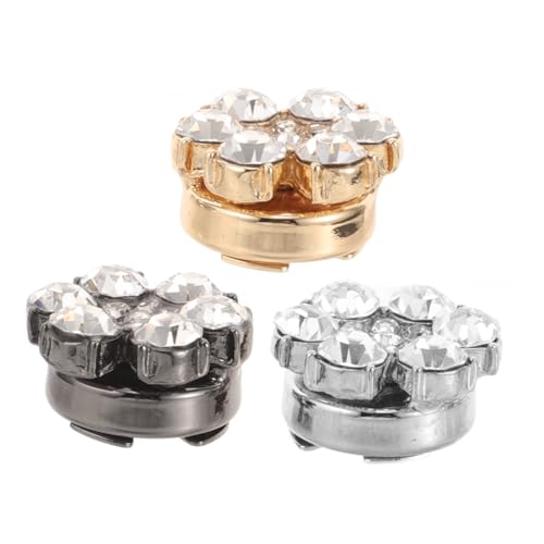 FRCOLOR 3 Stück Manschettenknöpfe Mit Blumenmotiv Hemdknopfbox Schalring Clip Schal Clip T Shirt Krawattenringe Blumennadeln Für Kleidung Broschen Für Frauen Krawattenklammern FRCOLOR 3 Stück Manschettenknöpfe Mit Blumenmotiv Hemdknopfbox Schalring Clip Schal Clip T Shirt Krawattenringe Blumennadeln Für Kleidung Broschen Für Frauen Krawattenklammern von FRCOLOR