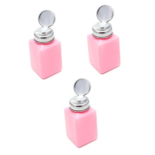 FRCOLOR 3st Spender Für Make-up-entferner Flasche Mit Nagelpumpe Flasche Nagellackentferner Leere Pumpflasche Make-up-entferner-flasche Pumpspenderflasche Alkohol Flasche Makeup Entferner von FRCOLOR