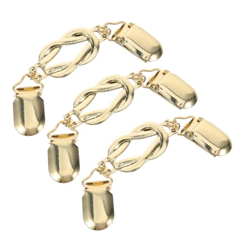 FRCOLOR 3 Stück Retro Schulterklammern für Damen Stilvolle Pullover Broschen für Cardigans und Schals Vielseitige Modeaccessoires von FRCOLOR