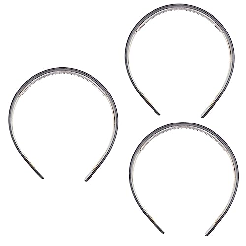 FRCOLOR 3 Stk Stirnband Haarbänder Für Damenhaar Haarschmuck Stirnbänder Kopfbedeckungen Zur Gesichtsreinigung Kopfschmuck Aus Karettschnabel Fräulein Acetatfolie Mädchen Südkorea von FRCOLOR