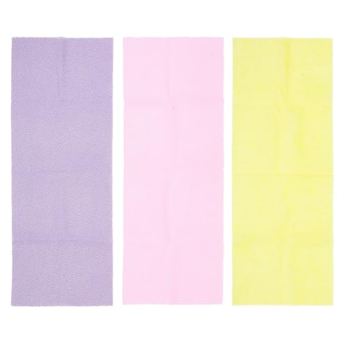 FRCOLOR 3 Stück Teiliges Afrikanisches Exfoliating Netz Badeschwamm Effektive Körperpeeling Handtücher für Rücken Nacken und Schultern Leicht Tragbar für Camping und Reisen von FRCOLOR