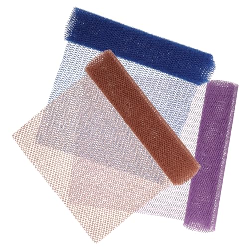 FRCOLOR 3 Stück Teiliges Afrikanisches Peeling Netz Nylon Bad Schwamm für Tiefenreinigung Duschschrubber mit Ergonomischem Design für Männer und Schnelltrocknend und Hygienisch von FRCOLOR