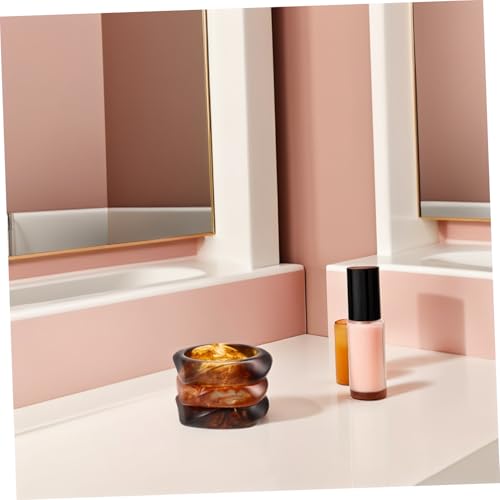 FRCOLOR 3 Stück Teiliges Resin Armband Chunky Geometrische Statement Armreifen für Damen Unregelmäßige Manschetten Polierte Bequeme Vielseitiges Schmuckaccessoire für Alltag und Festtage von FRCOLOR