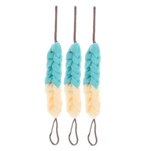 FRCOLOR 3 Teiliges Badetuch Körperwasch Schrubber Badepeeling Handtuch Rückenpeeling Handtuch Körperpeeling Schrubber Dusch Körperpeeling Rücken Dusch Schrubber Peeling von FRCOLOR