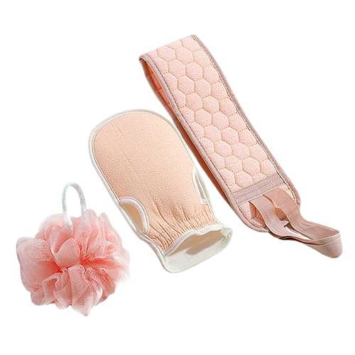 FRCOLOR Badetücher-set Dusch- Und Rückenmassage-set Luffa-badeset Für Körperpeeling Und Reinigung von FRCOLOR