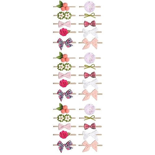 FRCOLOR 30 Stk Stirnband Für Kleinkinder Blumenstirnband Für Kinder Haarschmuck Florale Haaraccessoires Blumen- Haarbänder Für Mädchen Säuglingshaarband Kopfbedeckung Niedlich Baby von FRCOLOR