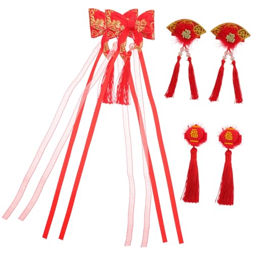 FRCOLOR 30 Stk Haarschmuck für das neue Jahr der Kinder Chinesische Haaraccessoires für Mädchen chinesischer Haarstab kinder haarschmuck hair accessories for Haarklammer Haarnadel von FRCOLOR