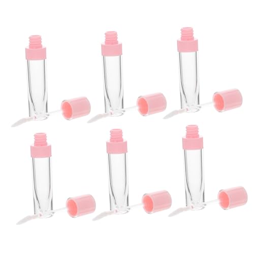 FRCOLOR 30 Stk Leere Tube Mit Runder Lippenglasur Lip Plumper Gloss Klar Lippenbalsam Flasche Lippenstift Gloss Tube Diy Lipgloss Tube Lipgloss Quetschtube Plastik Wimper Lippenstift Tube von FRCOLOR