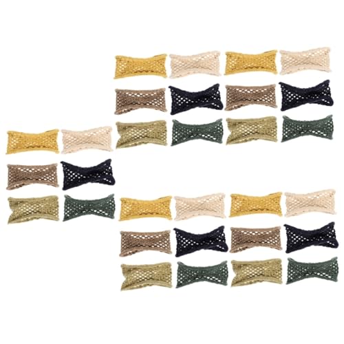 FRCOLOR 30 Stück Haarring Haargummis Für Frauen Dicke Haargummis Pferdeschwanzhalter Haarschmuck Für Frauen Elastische Haargummis Haargummis Für Dünnes Haar Nahtlose Haargummis von FRCOLOR