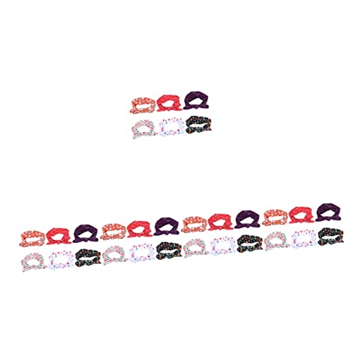 FRCOLOR 30 Stk Hasenohr Stirnband Halloween-kopfbedeckung Gesichts-spa-stirnband Knoten Haarband Yoga-haarbänder Halloween Verdrehtes Stirnband Kinder-tiara Badetuch Baby Bilden Stoff von FRCOLOR