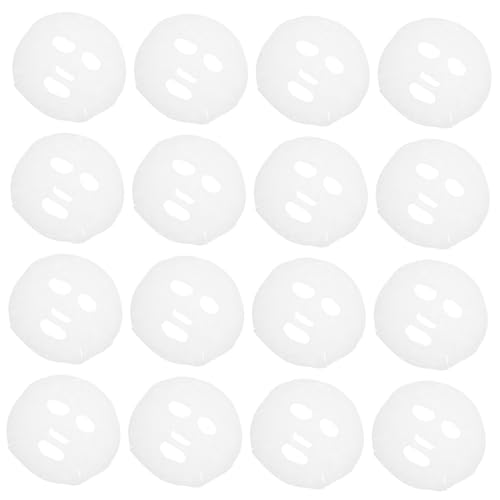 FRCOLOR 30 Stück Teiliges Komprimierte Gesichtsmaske aus Reiner Baumwolle DIY Facial Mask zum Selbermachen Dicke Hautfreundliche Gesichtsmasken für Erwachsene für Reisen Wellness und von FRCOLOR