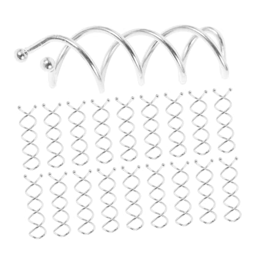 FRCOLOR 30 Stück Teiliges Spiral Haarspangen aus Robustem Metall mit Abgerundeten Kratzfreien Spitzen für Komfortables Schnelles Dutt-styling Damen und Mädchen von FRCOLOR