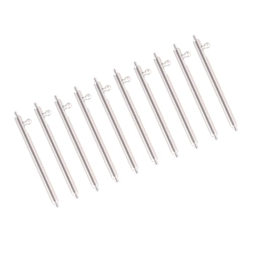 FRCOLOR 30 Stücke Uhr Band Pins Männer Straps Frühling Armband Bar Bands Kit Uhr Band Pins Uhr Pins Silber von FRCOLOR