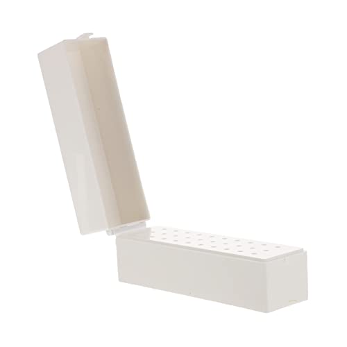 FRCOLOR 30löcher Nagelbohrer Bit Aufbewahrungsbox Praktischer Tragbarer Organizer Für Nagelkunst Und Maniküre Robust Und Für Unterwegs von FRCOLOR
