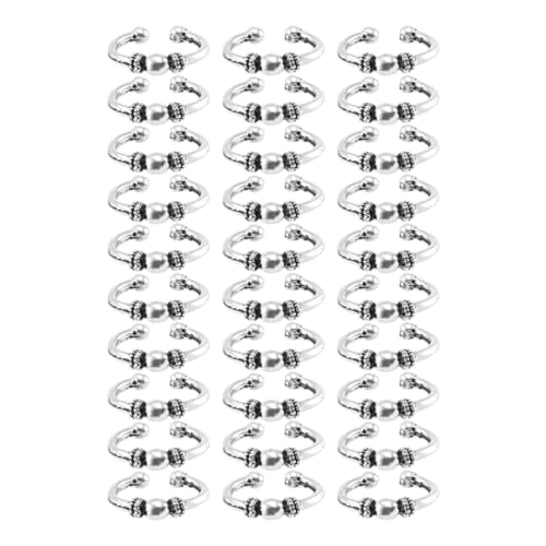 FRCOLOR 30st Zopf Haarnadel Haarschmuck Haarringe Damen Ringe Creolen Perlen Trendige Ringe Nieten Piercing-schmuck Flechten Goldener Nasenbügel Band Zöpfe Reifen Silver Legierung FRCOLOR 30st Zopf Haarnadel Haarschmuck Haarringe Damen Ringe Creolen Perlen Trendige Ringe Nieten Piercing-schmuck Flechten Goldener Nasenbügel Band Zöpfe Reifen Silver Legierung von FRCOLOR