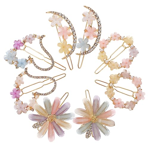 FRCOLOR 4 Sets Modische Haar-accessoires Für Mädchen Hochzeit Frauen Blumen-haarnadeln Haarspangen Für Den Alltag Und Besondere Anlässe 8 Stück * 4 von FRCOLOR