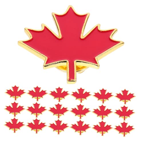 FRCOLOR 36stücke Ahornblatt Anstecknadel Metall Emaille Brosche Für Damen Herren Reise Souvenir Schal Brosche Mädchen Frauen von FRCOLOR
