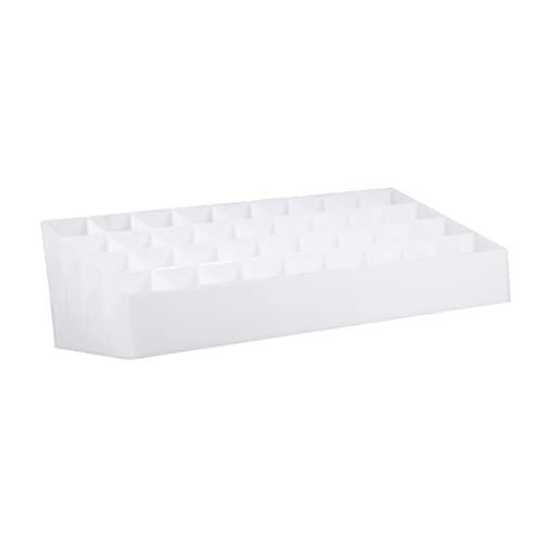 FRCOLOR 36Er Karton Kosmetikhalter schmink kosmetikaufbewahrungsboxen Lipgloss-Organizer Reiniger aufbewahrungstasche Aufbewahrungsbehälter Make-up- Weiß von FRCOLOR