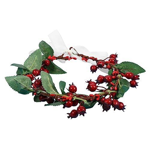 FRCOLOR 3St Beerenkranz zu Weihnachten Weihnachtskopfschmuck weihnachten blumen weihnachts kopfschmuck weihnachten kopfschmuck Haarschmuck für die Hochzeit Haarband Strand-Kopfschmuck von FRCOLOR