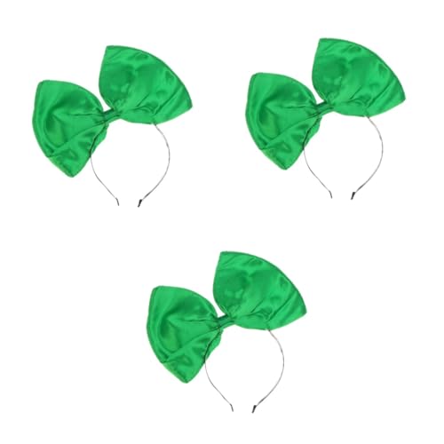 FRCOLOR 3stücke Oversized Bowknot Haarband Für Festliche Weihnachts-haaraccessoires Grün Für Partys Kostüme Und Besondere Anlässe Und Auffällig von FRCOLOR