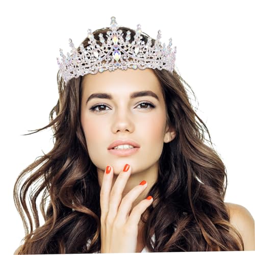 FRCOLOR 3-teiliges Braut-stirnband Für Partys Elegante Barockkrone Zartes Braut-stirnband Für Frauen von FRCOLOR