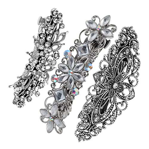 FRCOLOR 3stücke Haarspangen Für Damen Frühlingshaarnadeln Aus Strass-haarspangen Für Frauen Mädchen Brautschmuck Für Hochzeit Geburtstag von FRCOLOR