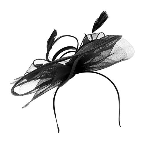 FRCOLOR 3 Stücke Haarband Hochzeit Kopfschmuck Mesh Fascinator Hut Für Braut Party FRCOLOR 3 Stücke Haarband Hochzeit Kopfschmuck Mesh Fascinator Hut Für Braut Party von FRCOLOR