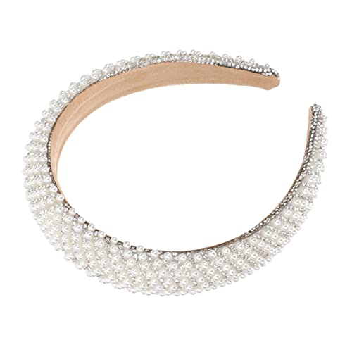 FRCOLOR 3St Stirnband Haarschmuck haar zubehör haircharm hochzeitshaar schmuck Charmantes Haarband Haarperlen Elegantes Haarband Vintage Haarreif Haarband mit Strassperlen Stoff Weiß FRCOLOR 3St Stirnband Haarschmuck haar zubehör haircharm hochzeitshaar schmuck Charmantes Haarband Haarperlen Elegantes Haarband Vintage Haarreif Haarband mit Strassperlen Stoff Weiß von FRCOLOR