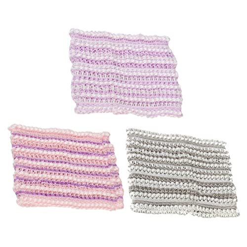 FRCOLOR 3-teiliges Make-up-stirnband Für Damen Elastisches Spa-gesichtsstirnband Zum Waschen Des Gesichts Atmungsaktiver Netz-haarreif von FRCOLOR