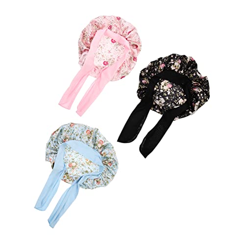 FRCOLOR 3sets Kinder Bonnets Schlaf Hut Komfortable Elastische Kinder Bade Hut Für Haar 3 Stücke * 3 von FRCOLOR