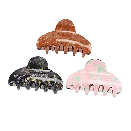 FRCOLOR 3st Haarklammern Haarschmuck Haarkralle Aus Acryl Haarkrallen Krallenclips Für Mädchen von FRCOLOR