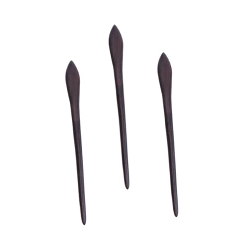 FRCOLOR 3stücke Holz Haarnadel Haar Stick Für Frauen Mädchen Retro-haarschmuck Aus Einteiligem Holzstab Für Partys Jubiläen Und Verabredungen von FRCOLOR