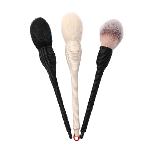 FRCOLOR 3st Make-up Pinsel Schminkpinsel Make-up-pinsel Aus Wolle Make-up-tools Aus Wolle Puderpinsel Wolle Make-up-pinsel Aus Rattan Bambus Handbuch Cangzhou von FRCOLOR