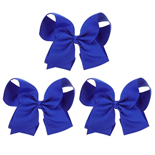 FRCOLOR 3st Schleife Haarnadel Bowknot-kopfschmuck Bogenhaar Frauen Haarspangen Haarnadeln Für Frauen Süße Haarspange Mit Schleife Kind Gerippter Gürtel Aus Polyester Feder von FRCOLOR