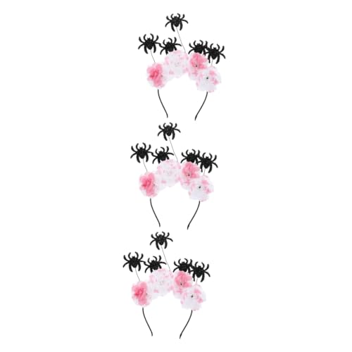 FRCOLOR 3st Spinnen-stirnband Haarschmuck Für Damen Kostüm Für Kinder Stirnband Partykostüm Requisiten Cosplay-party-haarband Festival-haarreifen Tag Der Toten Haarband Stoff Weiß FRCOLOR 3st Spinnen-stirnband Haarschmuck Für Damen Kostüm Für Kinder Stirnband Partykostüm Requisiten Cosplay-party-haarband Festival-haarreifen Tag Der Toten Haarband Stoff Weiß von FRCOLOR