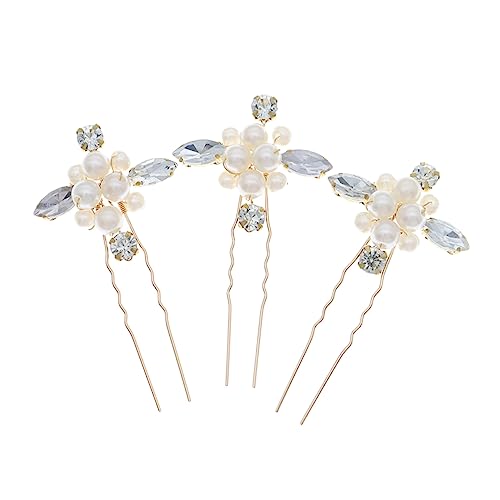 FRCOLOR 3st Strass-blumen-haarspange Sonnenbrille Für Schützendes Sonnenbrillenetui Rosa Sternstab Westen Kostüme Falsche Wimpern Aus Strass Gothic Figur Aufkleber Stift Abs Golden von FRCOLOR