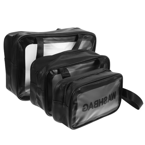 FRCOLOR Kulturbeutel in Reisegröße – 3-teiliges Kosmetiktaschen-Set Für Damen Kompakte Reisetasche Für Flüssigkeiten Für Outdoor-aktivitäten von FRCOLOR