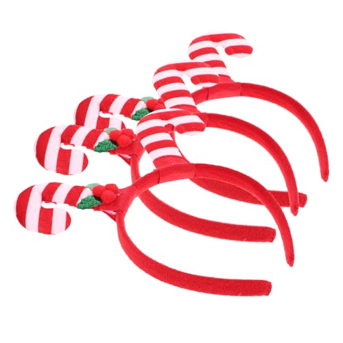 FRCOLOR 3st Weihnachtsstirnband Aus Zuckerrohr Weihnachtskopftopper Weihnachtskostüm Rentier Haarreifen Weihnachtskopfbedeckung Weihnachtsaccessoires Dekorationen Weihnachtsbrille Vlies von FRCOLOR