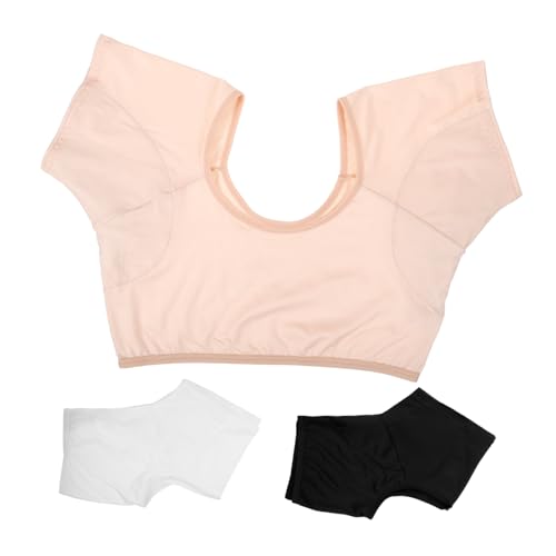 FRCOLOR Achsel Schweißpads 3st Yoga-weste Damenweste Achselwesten Damen Achselschweißweste Achselpolster Für Frauen Weste Mit Schweißpolster Achselschweißpad Für Damen Unterarm-schweißpolster Reinigen von FRCOLOR