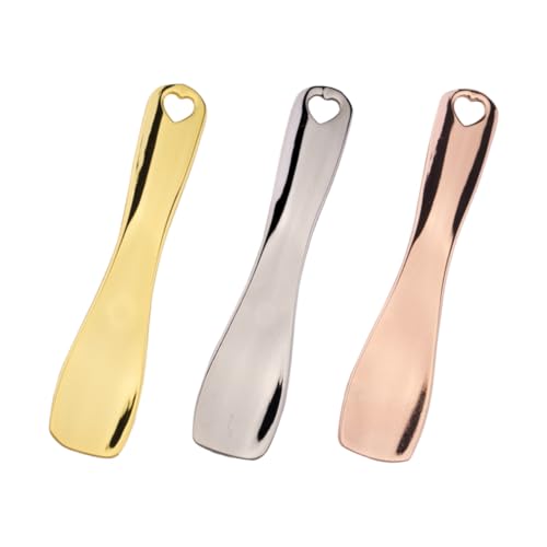 FRCOLOR 3stücke Gesichtspflege-spatel Make-up-löffel Schaufel Hautcreme-portionierer Schönheits- Creme-spatel Make-up-tool Gesichtspflege-werkzeug von FRCOLOR