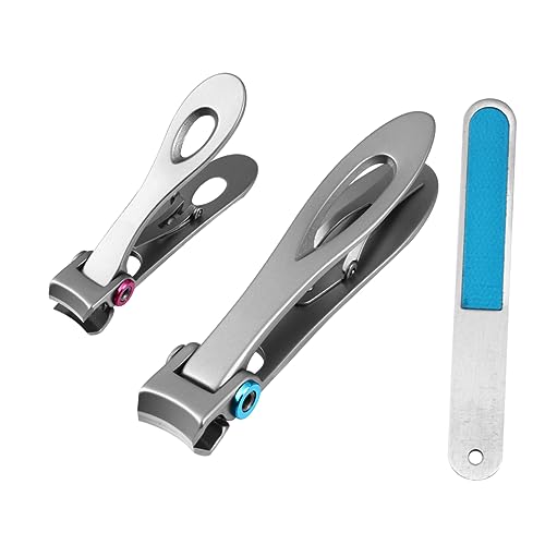 FRCOLOR 3stücke Nagelknipser-set Aus Übergroßer Nagelknipser Für Männer Und Frauen Professioneller Zehennagelknipser Mit -leiste von FRCOLOR