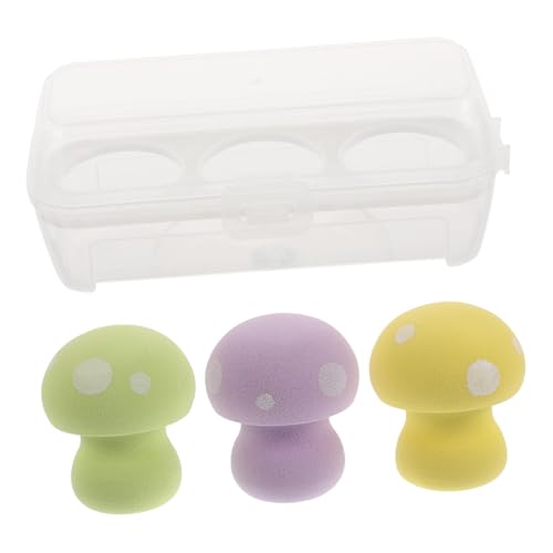 FRCOLOR 3stücke Teiliger Make-up-kissen-puff Foundation-schwamm Puderquast in Pilzform Weicher Schwamm Für Grundierung Und Puder von FRCOLOR