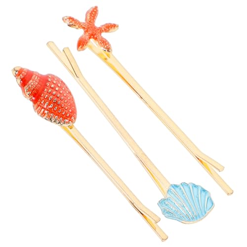 FRCOLOR 3stücke Teiliges Haarnadeln Im -stil Schalen-haarspangen Bunten Haarklammern Accessoires Für Damen Und Mädchen Für Verschiedene Haarschnitte von FRCOLOR