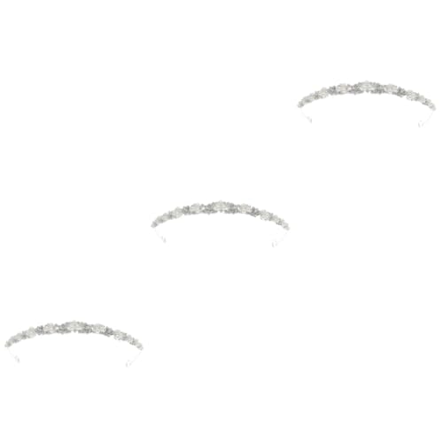 FRCOLOR 3stücke -stirnband Mit Perlen Und Strass Für Hochzeiten Chic Haaraccessoire Für Bräute Für Festliche Anlässe Und Besondere von FRCOLOR