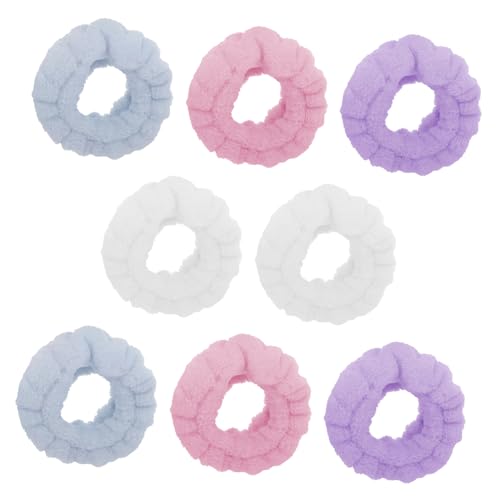 FRCOLOR 4 Paare Armband haarband haar band bracelets haar bänder Hautpflegeset farbige handtücher angenehmes Gesicht heim bequeme Gesichtswascharmbänder bequeme Armbänder Flanell von FRCOLOR