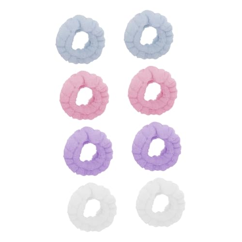 FRCOLOR 4 Paare Armband haarband haar band hairbands coubracelets Armbänder zum Waschen des Gesichts Handgelenkswäsche aus Mikrofaser Armbänder für den Haushalt waschen versorgung Flanell von FRCOLOR