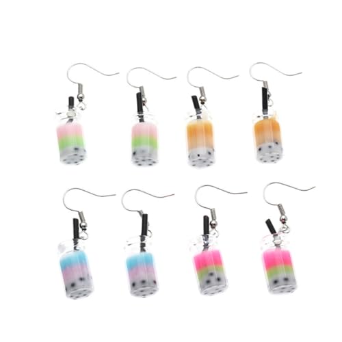 FRCOLOR 4 Paare Handgefertigte Kreative Milchtee Ohrringe mit Perlen Ohrhänger für Frauen Langlebig und Farbecht Geeignet für Partys Alltag und Besondere Wiederverwendbar Zufällige Farbe FRCOLOR 4 Paare Handgefertigte Kreative Milchtee Ohrringe mit Perlen Ohrhänger für Frauen Langlebig und Farbecht Geeignet für Partys Alltag und Besondere Wiederverwendbar Zufällige Farbe von FRCOLOR